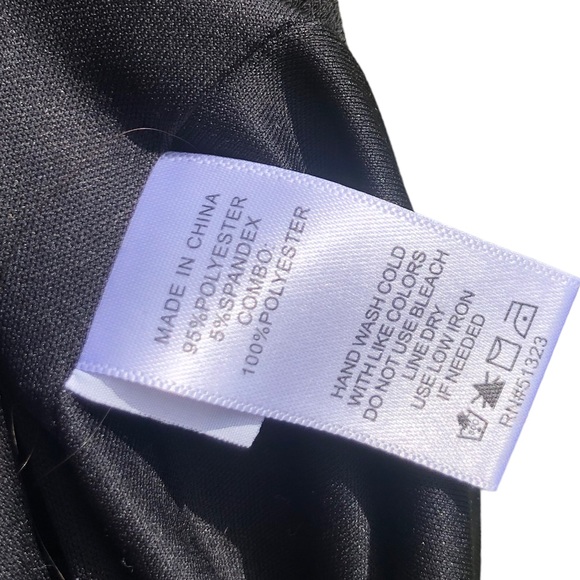 CeCe Mixed Media Little Black Dress size Small - Picture 9 of 14